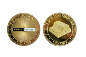 Custom Gold Coins_Polished Plate Soft Enamel_Kinross Gold Bars